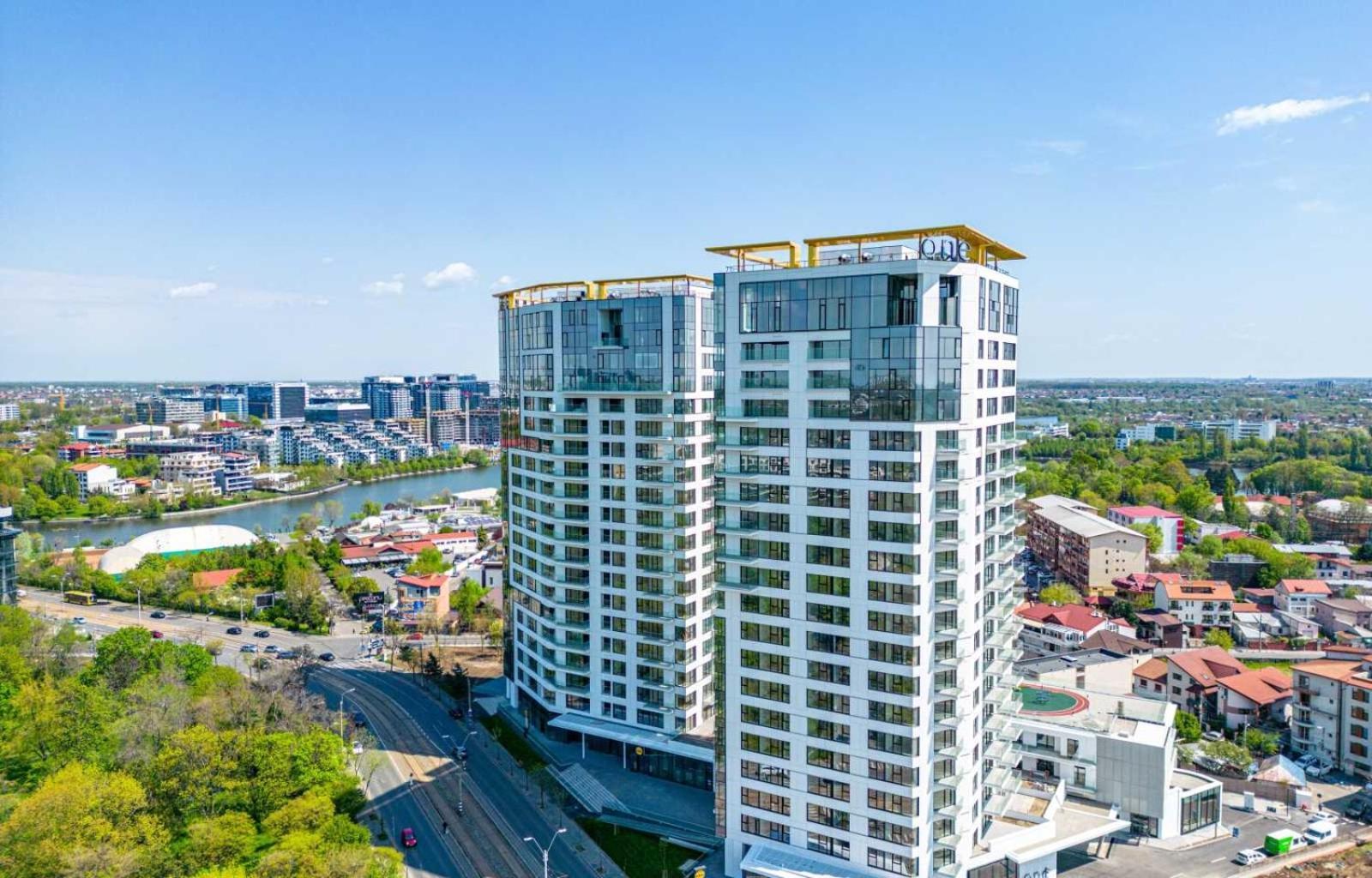 One Verdi Park Exclusive Apartments - Panoramic View & Private Parking ブカレスト エクステリア 写真