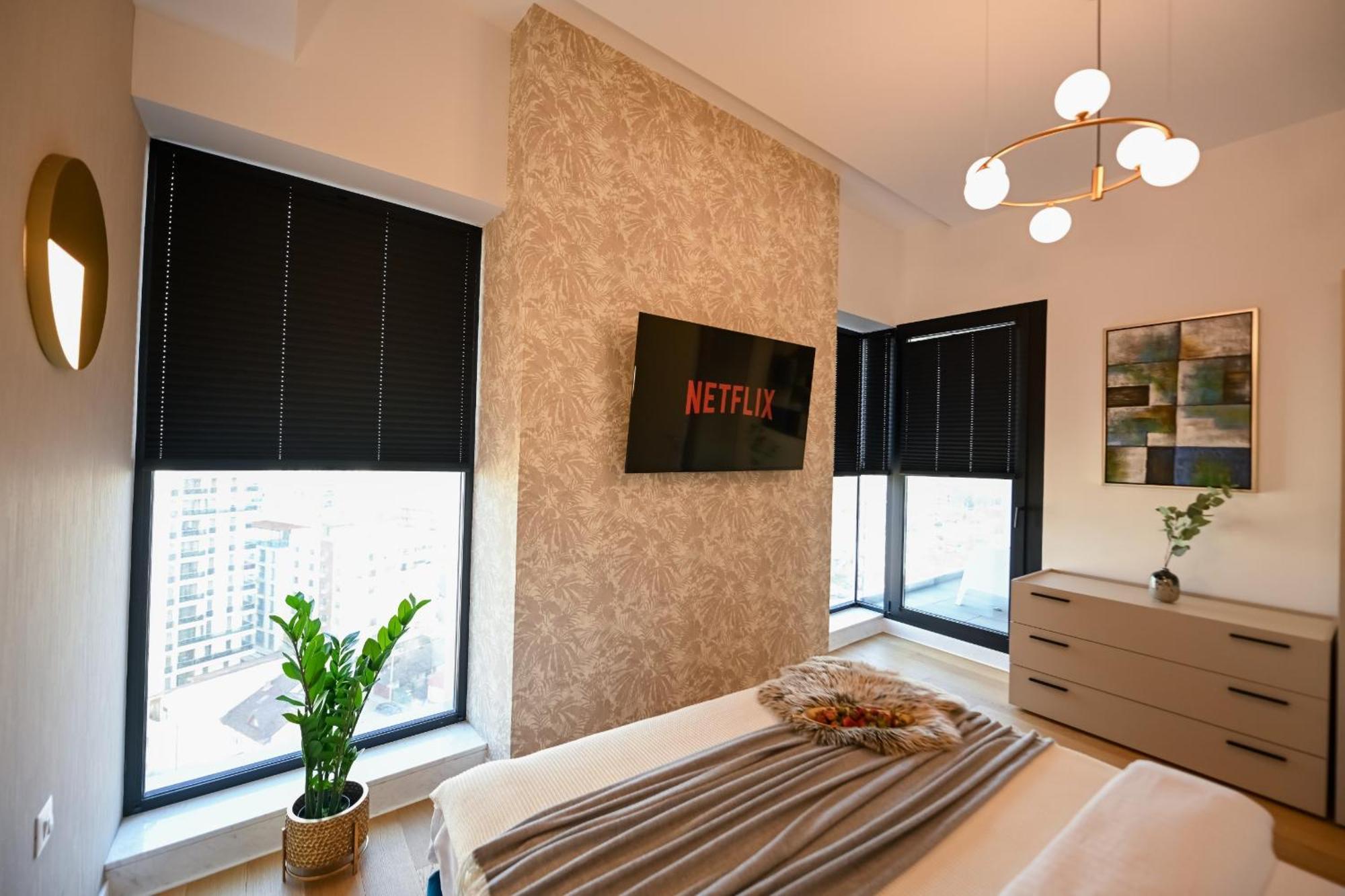 One Verdi Park Exclusive Apartments - Panoramic View & Private Parking ブカレスト 部屋 写真