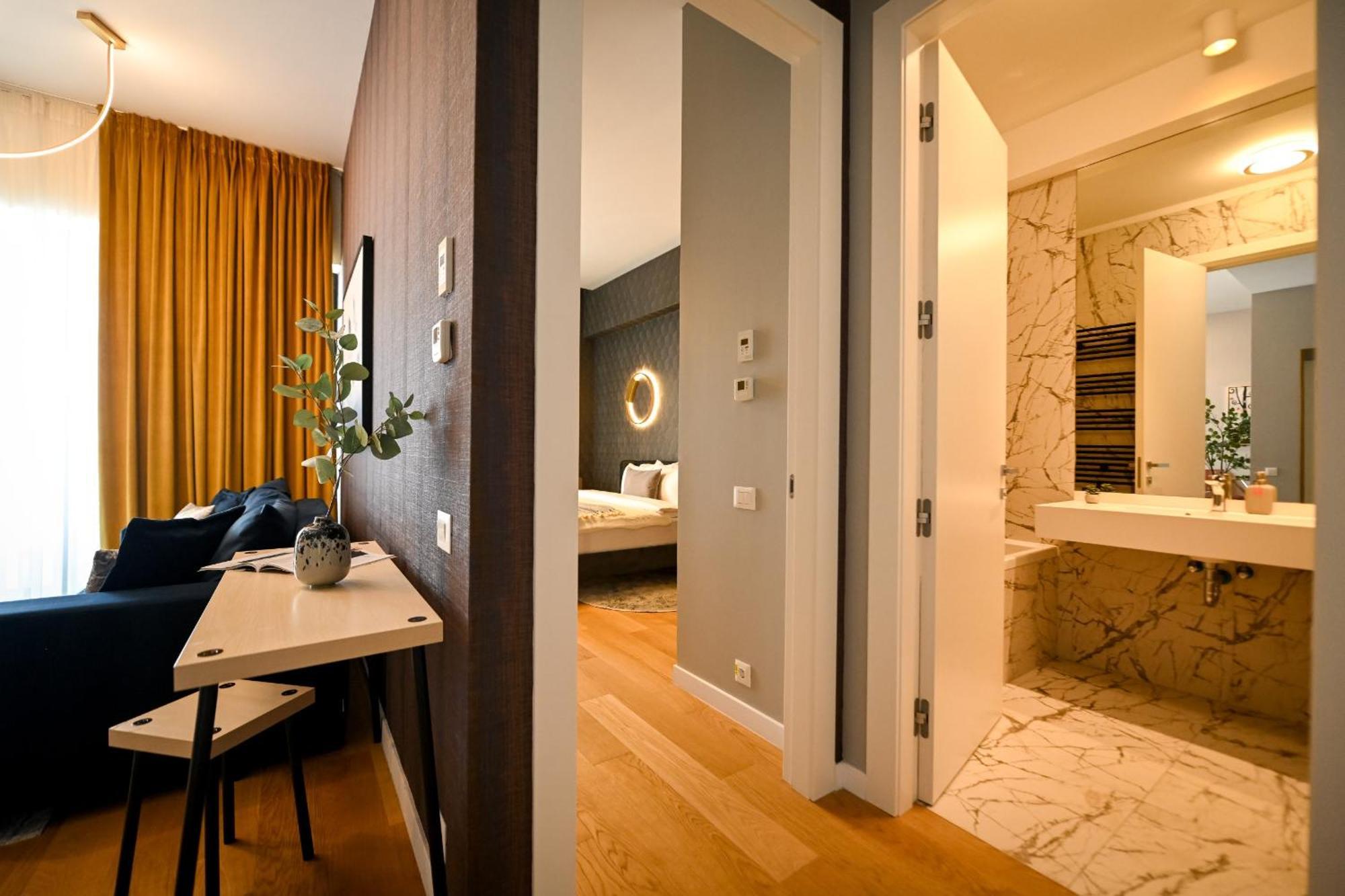 One Verdi Park Exclusive Apartments - Panoramic View & Private Parking ブカレスト 部屋 写真