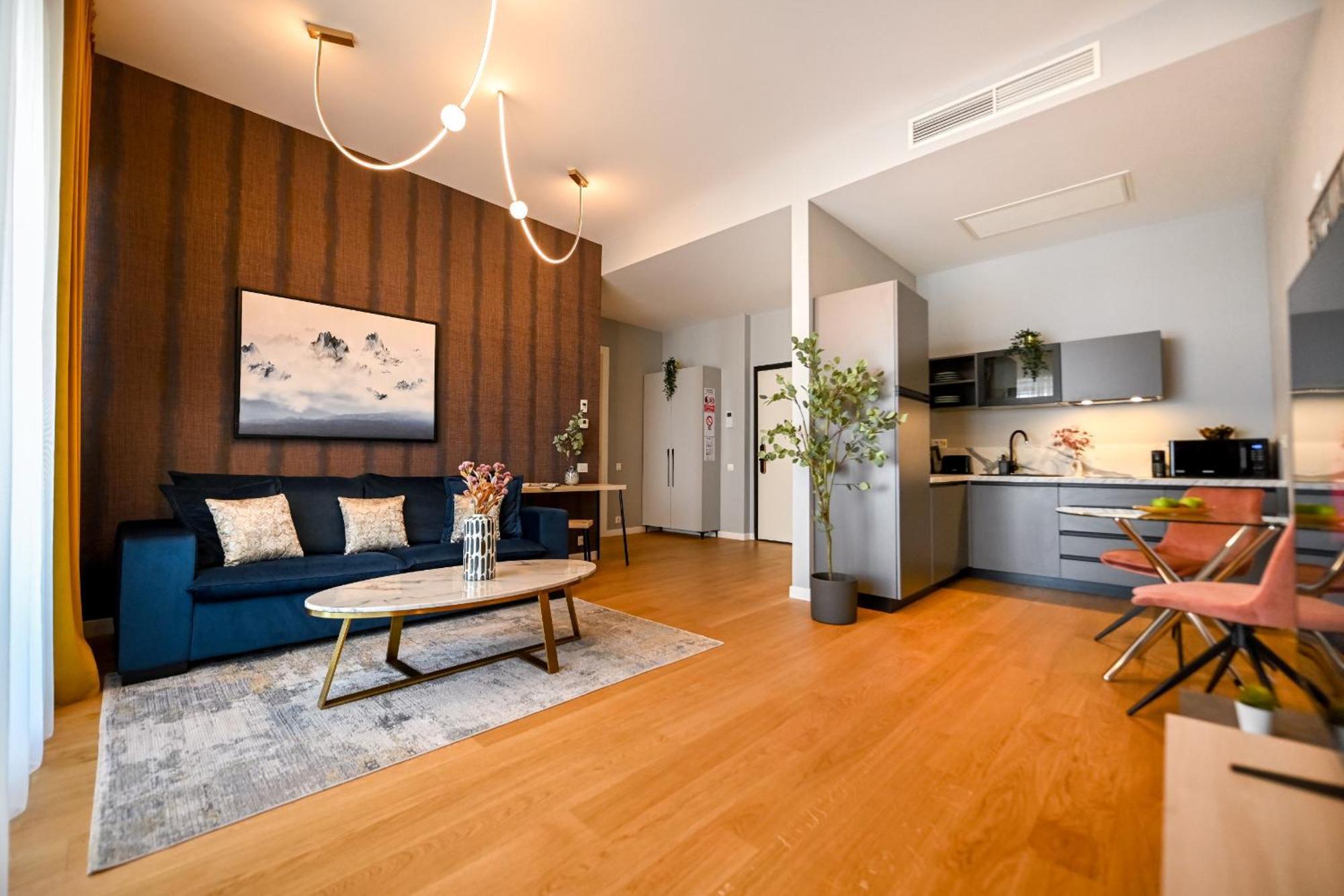 One Verdi Park Exclusive Apartments - Panoramic View & Private Parking ブカレスト 部屋 写真